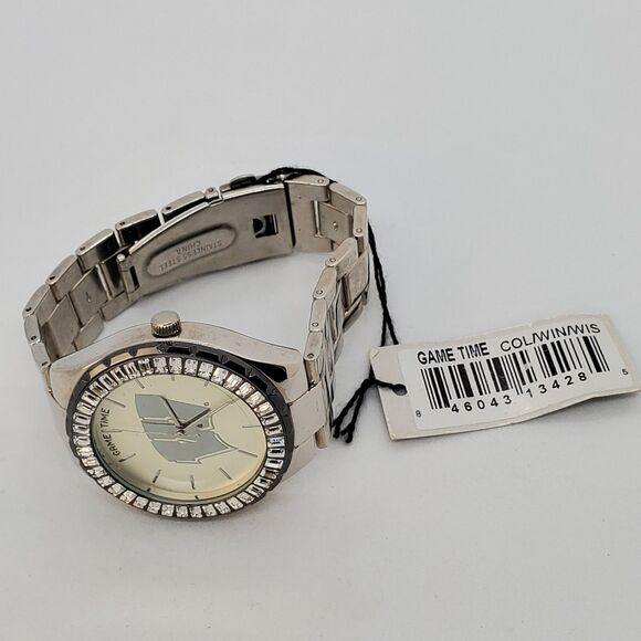 University of Wisconsin Badgers 40MM Women's Watch White Dial 6.5" New Battery - Picture 5 of 12